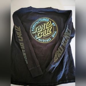 Vintage Boys or Girls Santa Cruz skate long sleeve tshirt